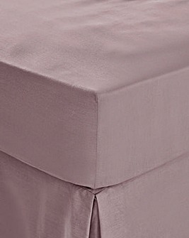 Easy-Care Plain-Dye Fitted Sheet