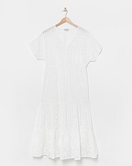 Broderie Smock Dress