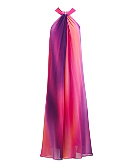 Maxi Ombre Print Dress