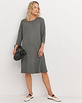 Soft Touch Marl Pocket Short Dress