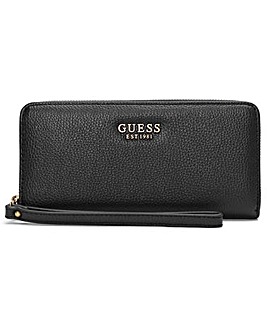 Guess Large Zed Signature Zip Around Wallet