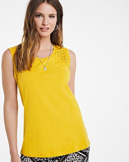 Julipa Vest with Lace Back Detail
