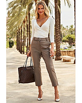 Sosandar Wrap Jersey Top