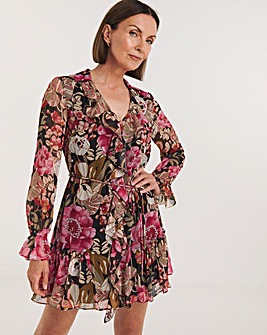 Ted Baker Cecihly Floral Ruffled Dress