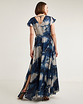 Religion Destiny Angel Sleeve Maxi Dress