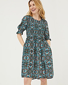 FatFace Pacey Mirrored Floral Dress
