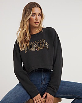 Tommy Jeans Luxe Varsity Crewneck Sweatshirt