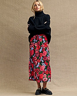 Nobody's Child Mila Floral Midi Skirt