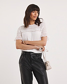 French Connection Carino Embellished Top