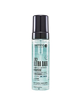 Sienna X Ultra Dark Clear Self Tan Water Mousse 190ml