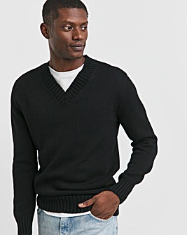 Black Cricket Jumper