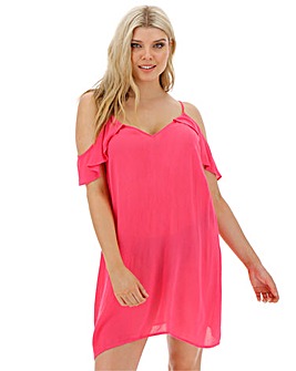 Cold Shoulder Beach Dress