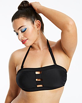 Black Multiway Bandeau Bikini Top