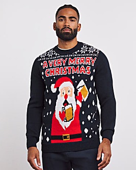 Navy Christmas Jumper