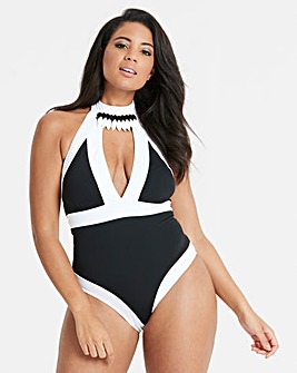 Figleaves Curve Necklace Detail Swimsuit