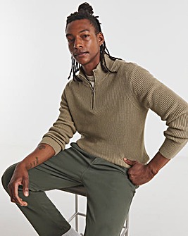 Fisherman 1/4 Zip Knitted Jumper