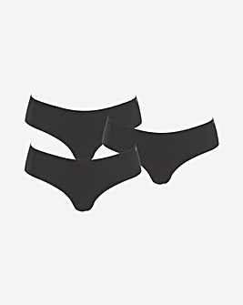Under Armour 3 Pack Pure Stretch No Show Hipster