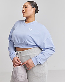 Under Armour Rival Oversized Crop Crew