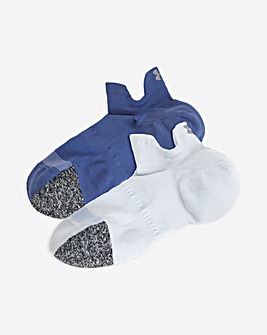 Under Armour Breathe No Show 2pk Socks