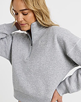 Under Armour Rival Script Half Zip Sweat