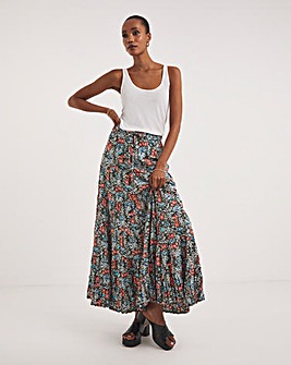 Joe Browns Floral Sequin Boho Maxi Skirt