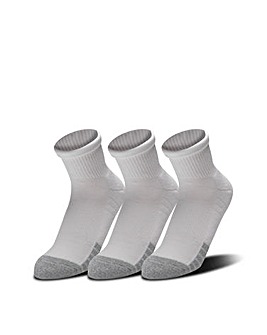 Under Armour Heatgear Quarter 3pk Socks
