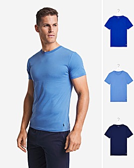 Polo Ralph Lauren Blue 3 Pack Lounge T-Shirts