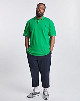 Polo Ralph Lauren Green Tipped Classic Short Sleeve Polo