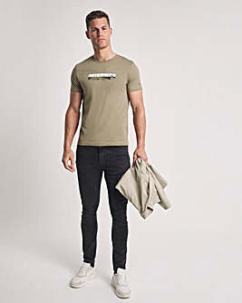Tommy Hilfiger Khaki Short Sleeve Camo Graphic T-Shirt