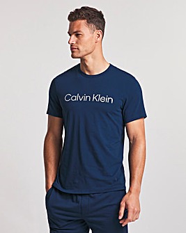 Calvin Klein Lake Blue Steel Short Sleeve Lounge T-Shirt