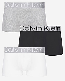 Calvin Klein Multi 3 Pack Steel Cotton Trunks