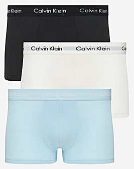Calvin Klein Multi 3 Pack Low Rise Cotton Stretch Trunk