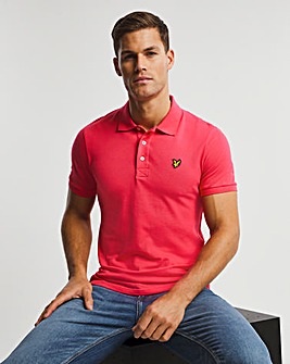 Lyle & Scott Electric Pink Classic Short Sleeve Polo
