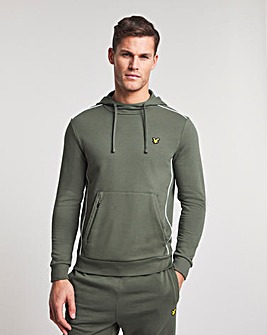 Lyle & Scott Cactus Green Contrast Piping Hoodie