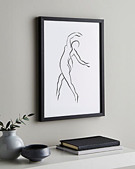 Nude Dance Lines Wall Art