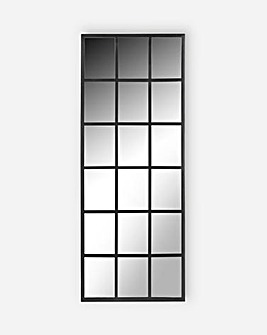 Black Rectangle Window Mirror