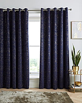 Venice Velvet Thermal Eyelet Curtains