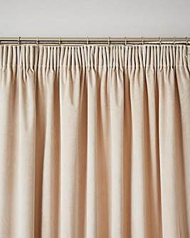 Velvet Pencil Pleat Curtains
