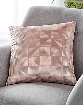 Verve Metallic Geo Cushion