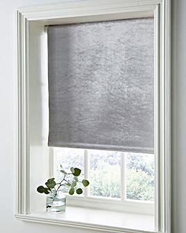 Crushed Velvet Roller Blind