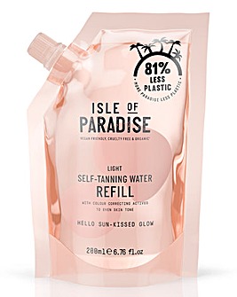 Isle of Paradise Self Tanning Water Refill Pack Light