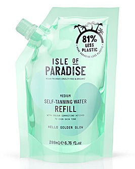 Isle of Paradise Self Tanning Water Refill Pack Medium