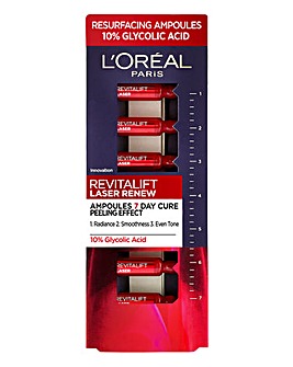 L'Oreal Paris Revitalift Laser Ampoules 10% Glycolic Acid Peel 7x1ml