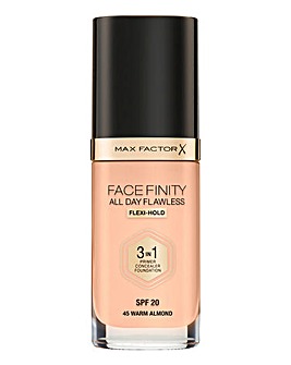 Max Factor Facefinity 3 in 1 All day Flawless Foundation Warm Almond
