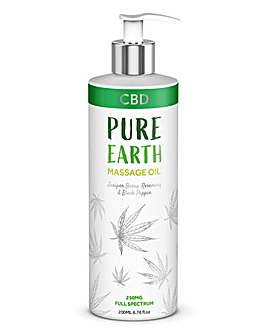 Pure Earth CBD Juniper Berry Massage Oil