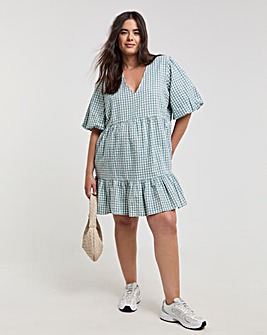 Gingham Smock Dress