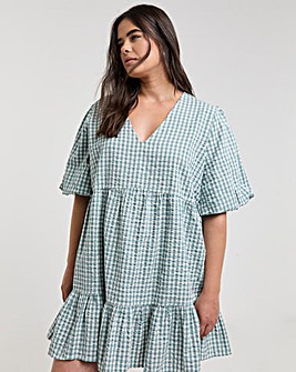 Gingham Smock Dress