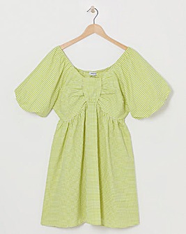 Simply Be Textured Gingham Smock