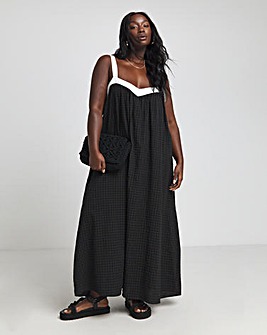 Mono Trapeze Maxi Dress