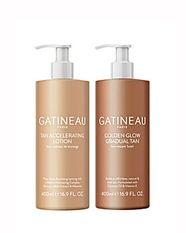 GATINEAU Tan Accelerator and Golden Glow Gradual Tan Duo (Worth 113 GBP)